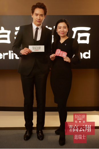 高云翔帥氣亮相金伯利鉆石展廳，鉆石也是男人的好朋友