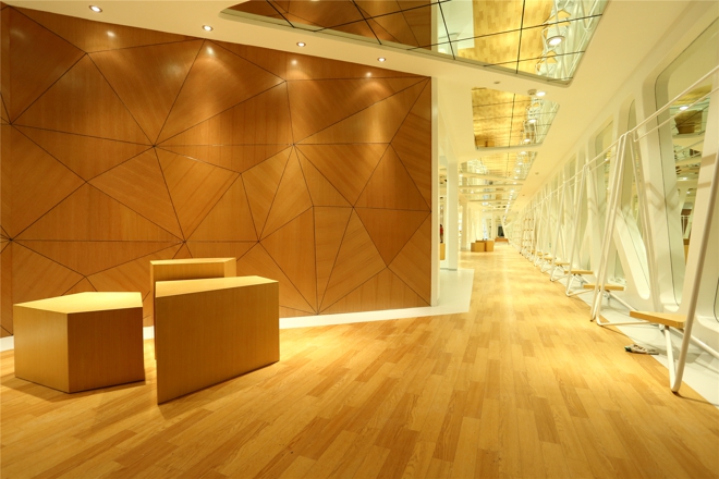 林森:杭州輕工集團(tuán)棉針織展廳設(shè)計(圖1) 林森:杭州輕工集團(tuán)棉針織展廳設(shè)計(圖1)