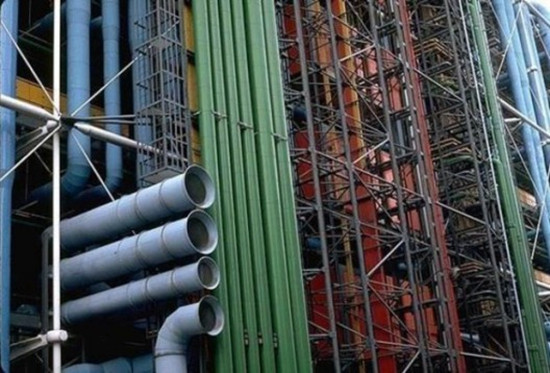 蓬皮杜中心將設(shè)立設(shè)計和建筑展廳(圖3) 外立面細(xì)節(jié)