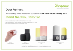 Sleepace將攜享睡紐扣亮相德國(guó)IFA展