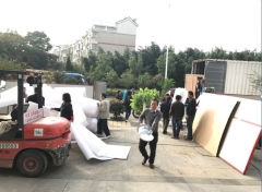 第三屆南京國際美術(shù)展布展工作全面啟動