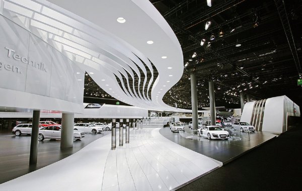 汽車展廳設(shè)計-汽車4S店設(shè)計(圖1)